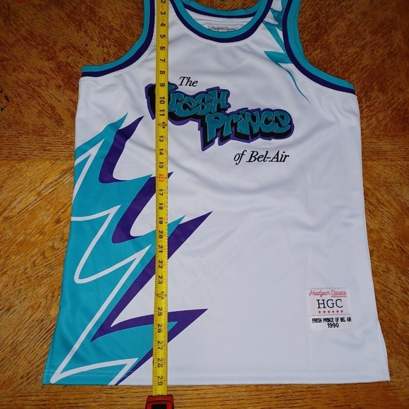 Fresh Prince Will Smith Basketball Jersey Headgear Classics Mens Sz M Stitched. - Picture 6 of 6